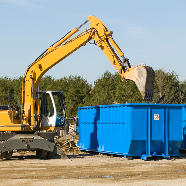 can i choose the location where the residential dumpster will be placed in Armuchee